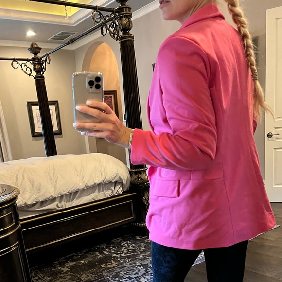 Hot pink Boohoo jacket - size 8 - Picture 3 of 11